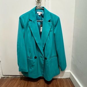 Primark - Teal oversized blazer SIZE US 4, EU 36